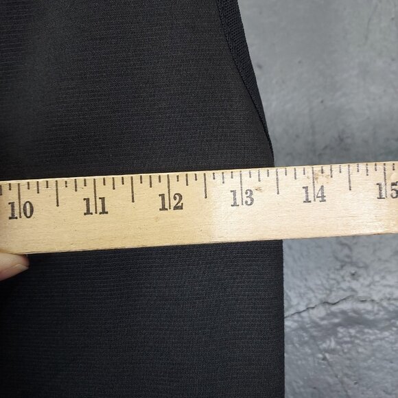 For Love & Lemons Lulu Mesh Skater Dress Women XS Mini Sleeveless Back Zip Black - Picture 11 of 12